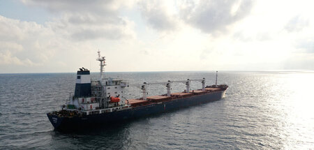 Noch auf dem Weg nach Tripoli: »Razoni« am 3. August nahe Istanb...