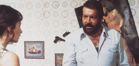 Ausnahmsweise ganz zahm: Polizist Rizzo (Bud Spencer), genannt P... Ausnahmsweise ganz zahm: Polizist Rizzo (Bud Spencer), genannt P...