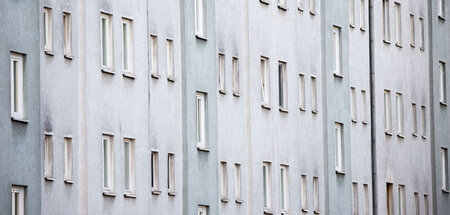 Hausfassade in Wolfsburg, Niedersachsen
