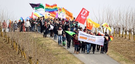 Demonstration am Fliegerhorst Büchel 2013