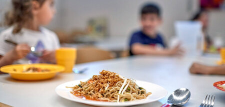 Mittagessen in der Arche im Berliner Bezirk Hellersdorf