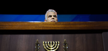 Der israelische Premierminister Yair Lapid (3.8.2022)