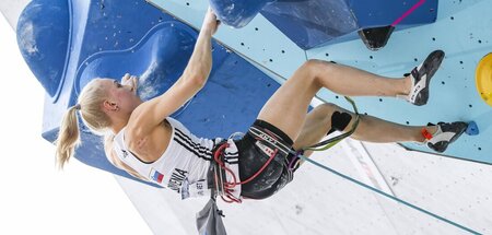 Die einzige am letzten Griff: Janja Garnbret räumt ab (17.8.2022...