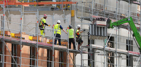 Baustelle am Alten Markt in der Potsdamer Innenstadt