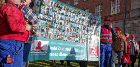 Sie kämpfen seit langem gegen Stellenabbau: Die Beschäftigten de...