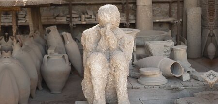 Opfer des Feuergotts Vulcanus: Pompeji wurde unter Asche begrabe...