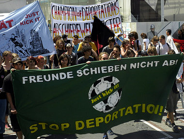 Bei der Abschlußdemo am Sonnabend in Frankfurt/Main