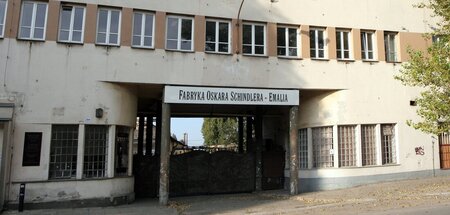 Außenansicht von ­Oskar Schindlers früherer Fabrik in ­Krakow, P...