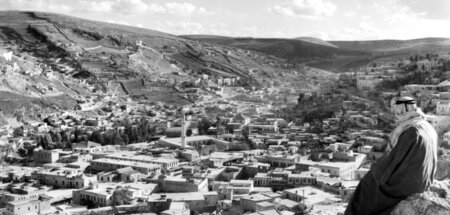 Blick auf Amman östlich des Jordan (26.1.2005)