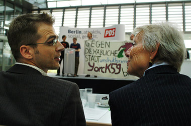 Von wegen Probleme: Stefan Liebich und Heidi Knake-Werner