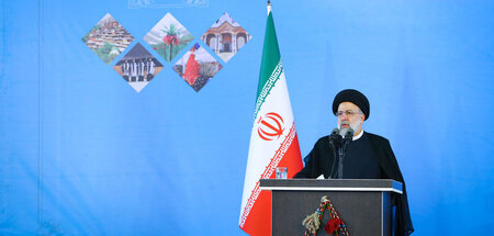Den Entwurf weder bestätigt noch dementiert: Der iranische Präsi...