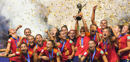 Machte schon zur Pause alles klar: Die spanische U20-Auswahl nac...