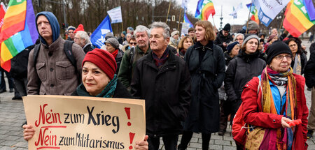 Widerworte für den Frieden: Demonstration unter dem Motto »Kein ...