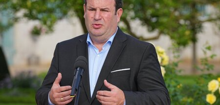 Hubertus Heil (SPD), Bundesminister für Arbeit und Soziales, im 