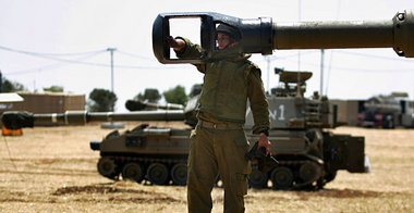 Israeli am Wochenende an der Nordgreze des Gazastreifens