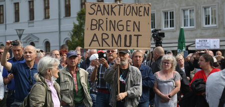 Handwerkerkundgebung gegen die Sanktionspolitik in Dessau (28.8....