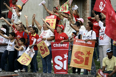Aló Presidente – Anhänger von Hugo
Chávez in Caracas