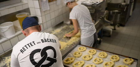 »Rettet uns Bäcker«: In Norddeutschland warnte der Berufsstand v...