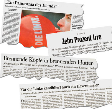 Jede Auseinandersetzung in der Linkspartei wurde als Ausdruck
d...