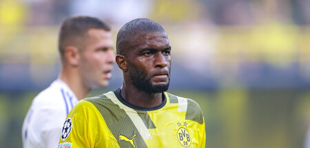 Hatte bisher im Trikot des BVB kein großes Glück: Anthony Modest... Hatte bisher im Trikot des BVB kein großes Glück: Anthony Modest...