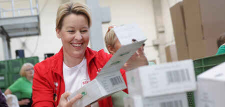Ein Überraschungspaket: Franziska Giffey (SPD), Regierende Bürge