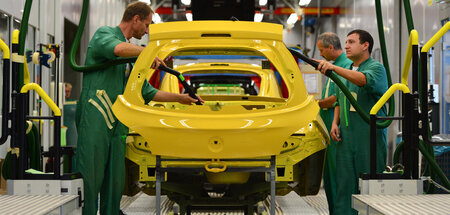 Opel hatte bereits 1990 in den Hallen des VEB Automobilwerk Eise...
