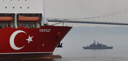 Die türkische Flotte ist der Garant für den militärischen Aufsti...