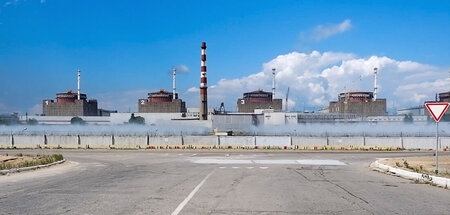 Das Atomkraftwerk Saporischschja im von Russland besetzten Teil