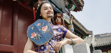 Chaoxiaomi (dey/dem), 40 Jahre alt, genderqueer, Beijing: Ich wa...