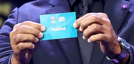 Diesmal nicht auf den Loszetteln vertreten: Die russische Fußbal