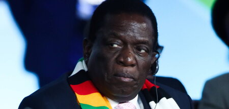 Wegen US-Sanktionen »verhindert«: Simbabwes Präsident Emmerson M...