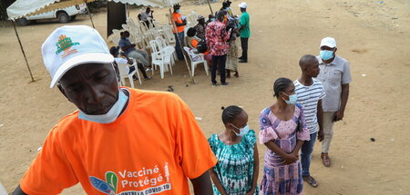 Impfaktion in Côte d’Ivoire (September 2021)