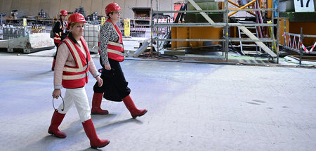 »Großes Highlight« der Konferenz: Nicole Razavi (l.) und Klara G...