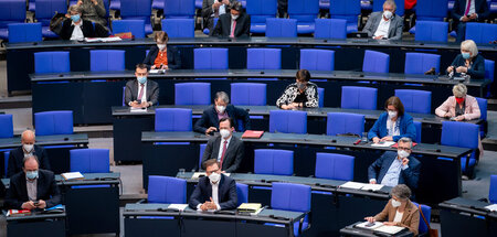 Freunde des »Sondervermögens« bleiben gerne unter sich: Blick in...