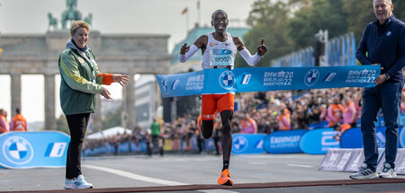 Den eigenen Rekord überboten: Marathon-Champion Eliud Kipchoge a...