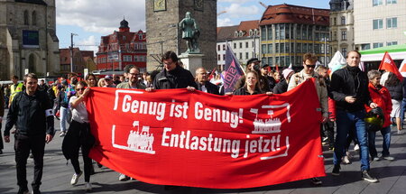 Mobilisierungsfähigkeit nahe am Nullpunkt: Etwa 200 Menschen kam...