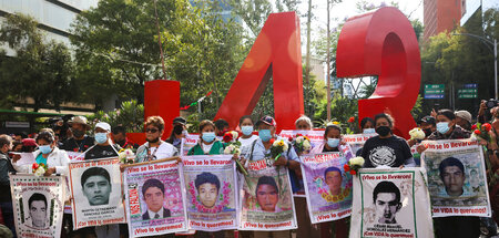 Nicht vergessen: Gedenken an die 43 Studenten in Mexiko-Stadt (2