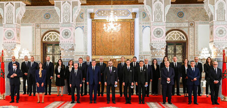 Wer am Ende kommt, ist noch offen: König Mohammed VI. (M) mit Re