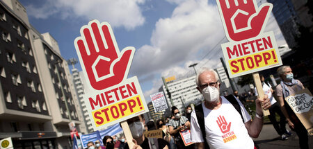 Mietendemo in Berlin (September 2021)