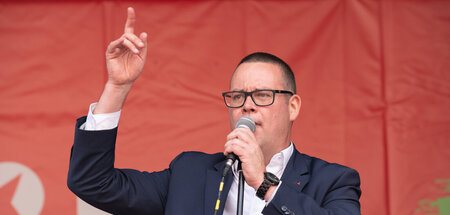 »Bankrott des Kapitalismus«: Der PVDA-PTB-Vorsitzende Raoul Hede...