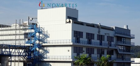 Fabrikanlage des Pharmakonzerns Novartis in Basel