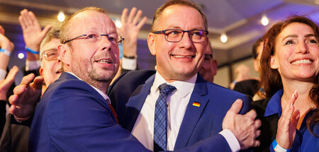 Festhalten: Spitzenkandidat Stefan Marzischewski-Drewes, AfD-Bun...