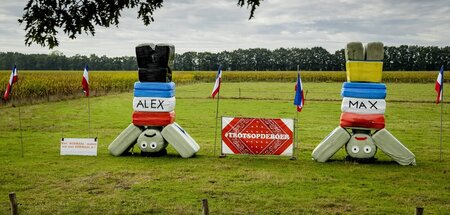 Der Protest der niederländischen Bauern gegen die Landwirtschaft...