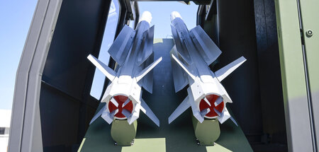 Diehl kriegt viel: Das Raketensystem »Iris T« des deutschen Rüst... Diehl kriegt viel: Das Raketensystem »Iris T« des deutschen Rüst...