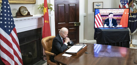 Konkurrenz bereitet Kopfzerbrechen: US-Präsident Joseph Biden wä...