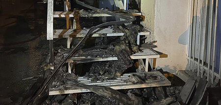 Offiziell veröffentlichtes Bild zum Brand im Ewin-Gefängnis (Teh...