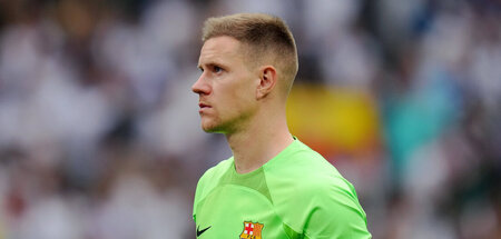 Kein Grund zur Freude: Barças Torhüter Marc-André ter Stegen (Ma...