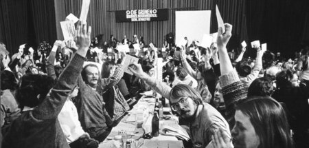 War da noch was? Delegierte des Gründungsparteitages der Grünen ...