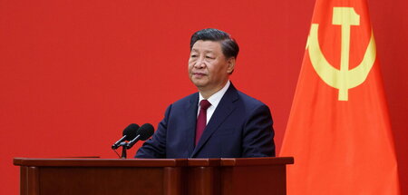 Xi Jinping am 23. Oktober in Beijing