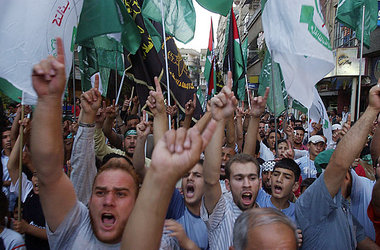 Nein zum Krieg: Protest im Flüchtlingslager Yarmouk bei Damaskus